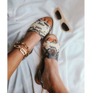 The Island Gal// Snake print Sandal